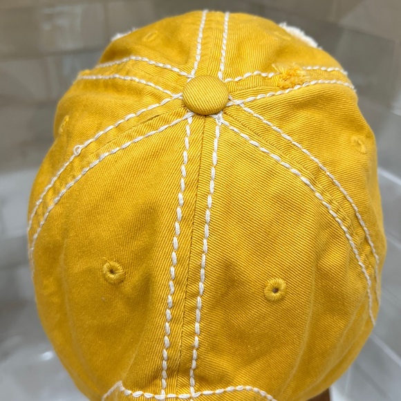 KBETHOS Vintage Mom of Girls Distressed Yellow Baseball Cap Adjustable Hat - Picture 4 of 8